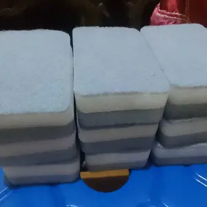 BISA COD H6309 Spons Cuci Piring Penghilang Kerak Busa Microfiber Double Side Magic / Sponge Busa 2 Sisi Serbaguna