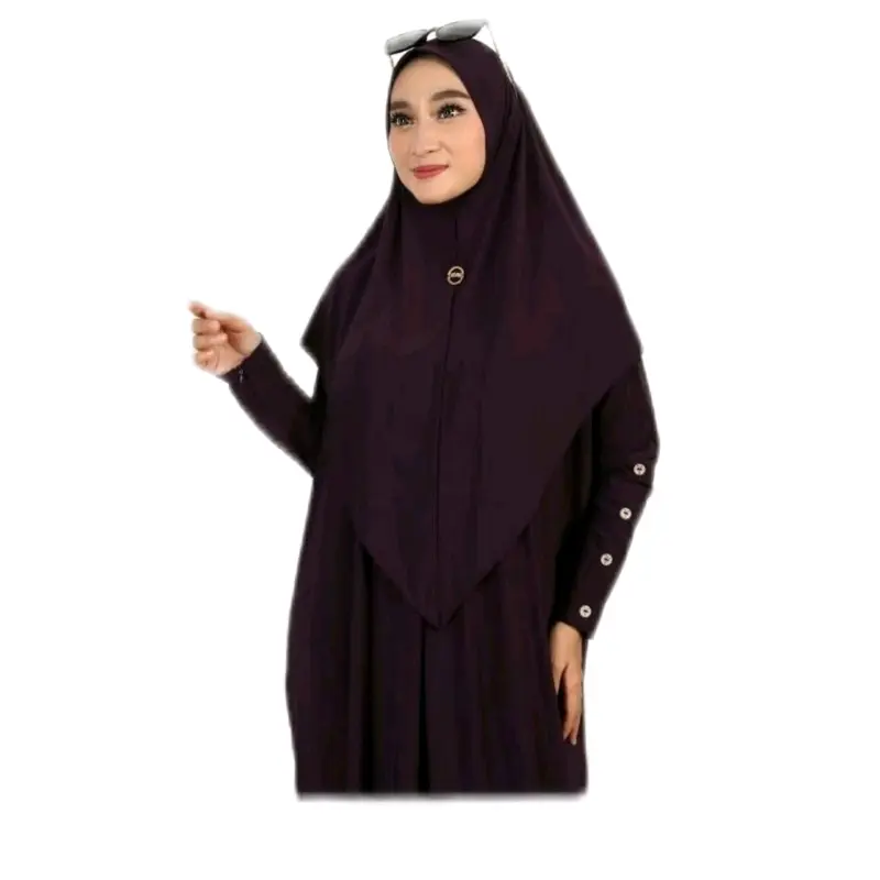 GAMIS INARA ABAYA SET HIJAB JERSEY KOREA PREMIUM ORIGINAL RFILLY Muslim Syari • simpel Cantik Wanita Simple Turki elegan ⁠chocomilk 0