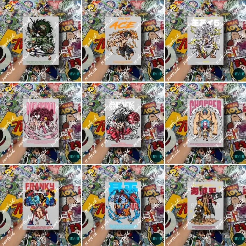 Sablon Stiker DTF Sablon Setrika  ONE PIECE B