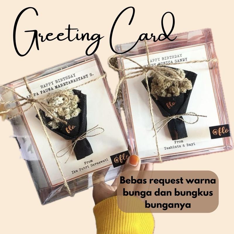 GREETING CARD BUNGA KARTU UCAPAN 0