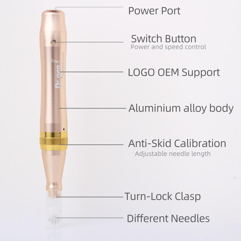 Product Introduction of Dr.pen M5 & 10pcs Nano Cartridges Wired and Wireless Derma pen Beauty pen Skin care Tool 4