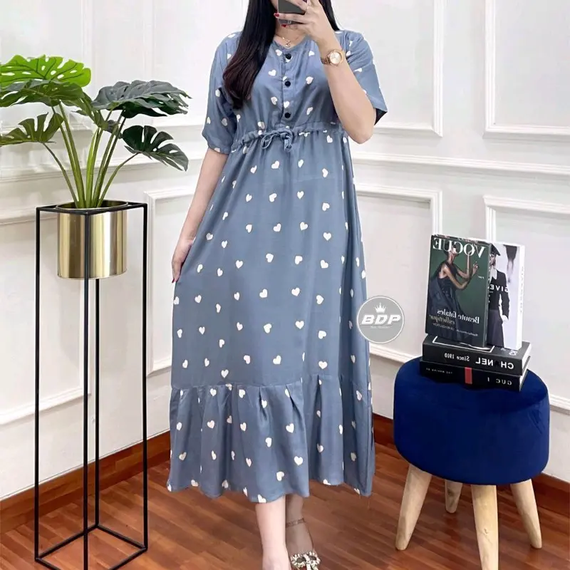 daster velly 02 bahan adem nyaman dipakai modia keren 1