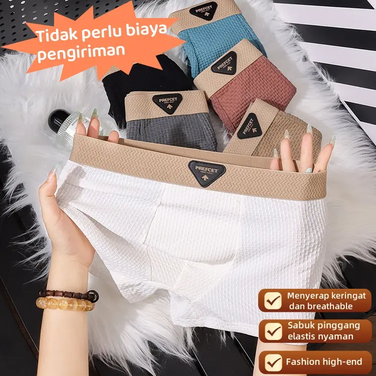 ​​【3 PCS】Celana Dalam Pria Bernapas - Desain Premium, Ringan & Bebas Gerah,​Lembut Menempel di Kulit, Nyaman dan Tahan Lama​
