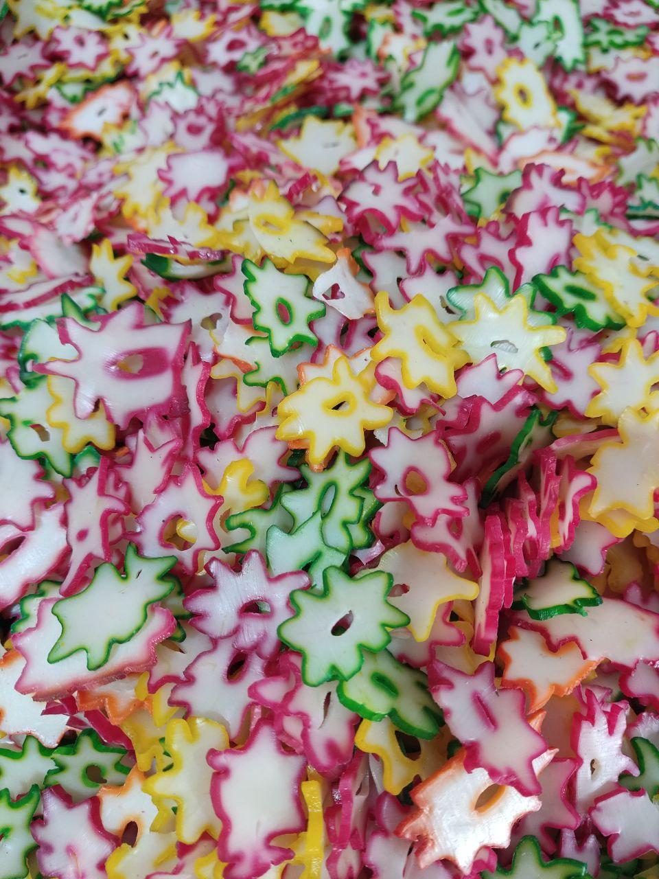 Keropok bawang | Keropok Moni Warna-warni | Dried Snack — Product image