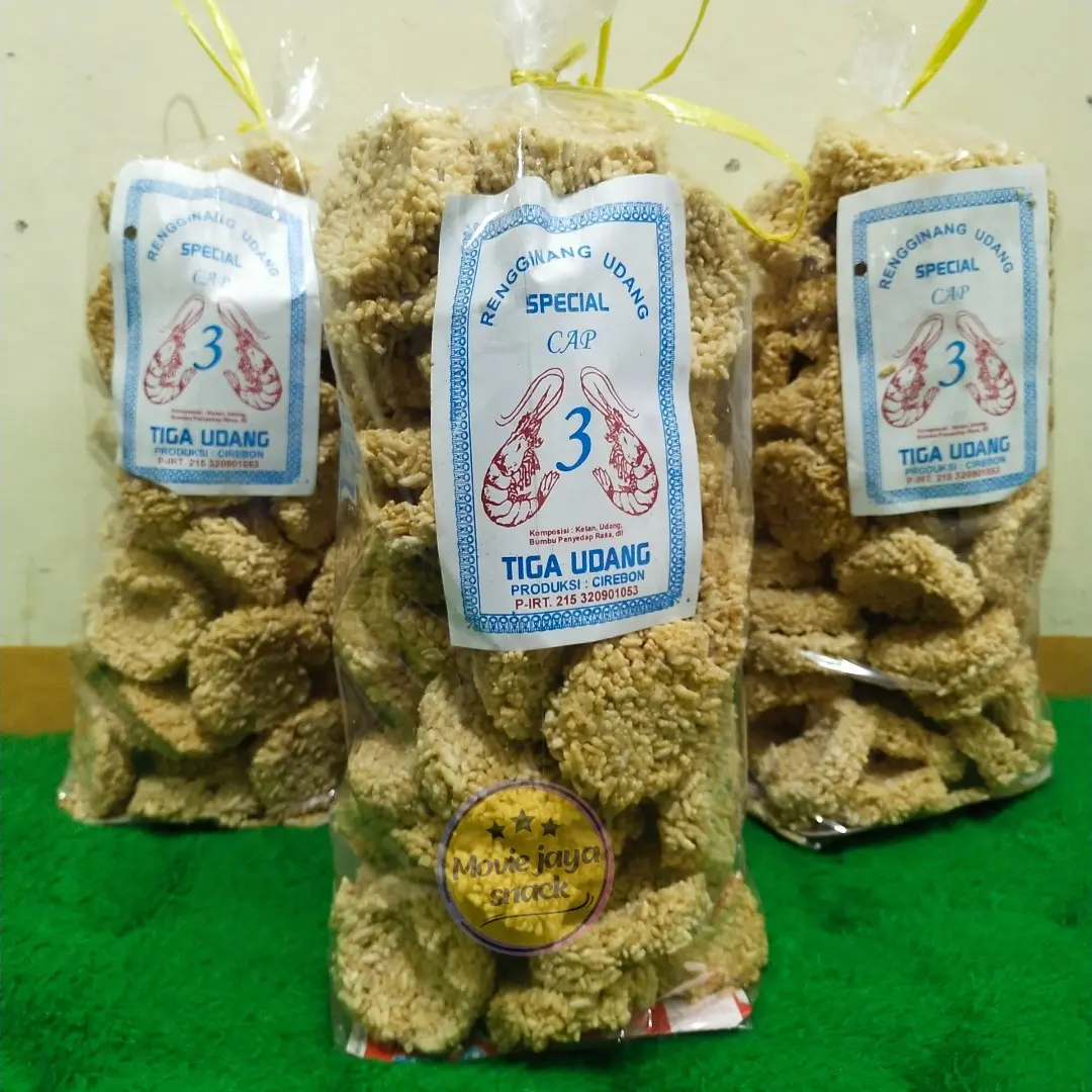 Rengginang Matang Ketan Super  Rasa Udang Terasi 1Bal Isi 1Kg