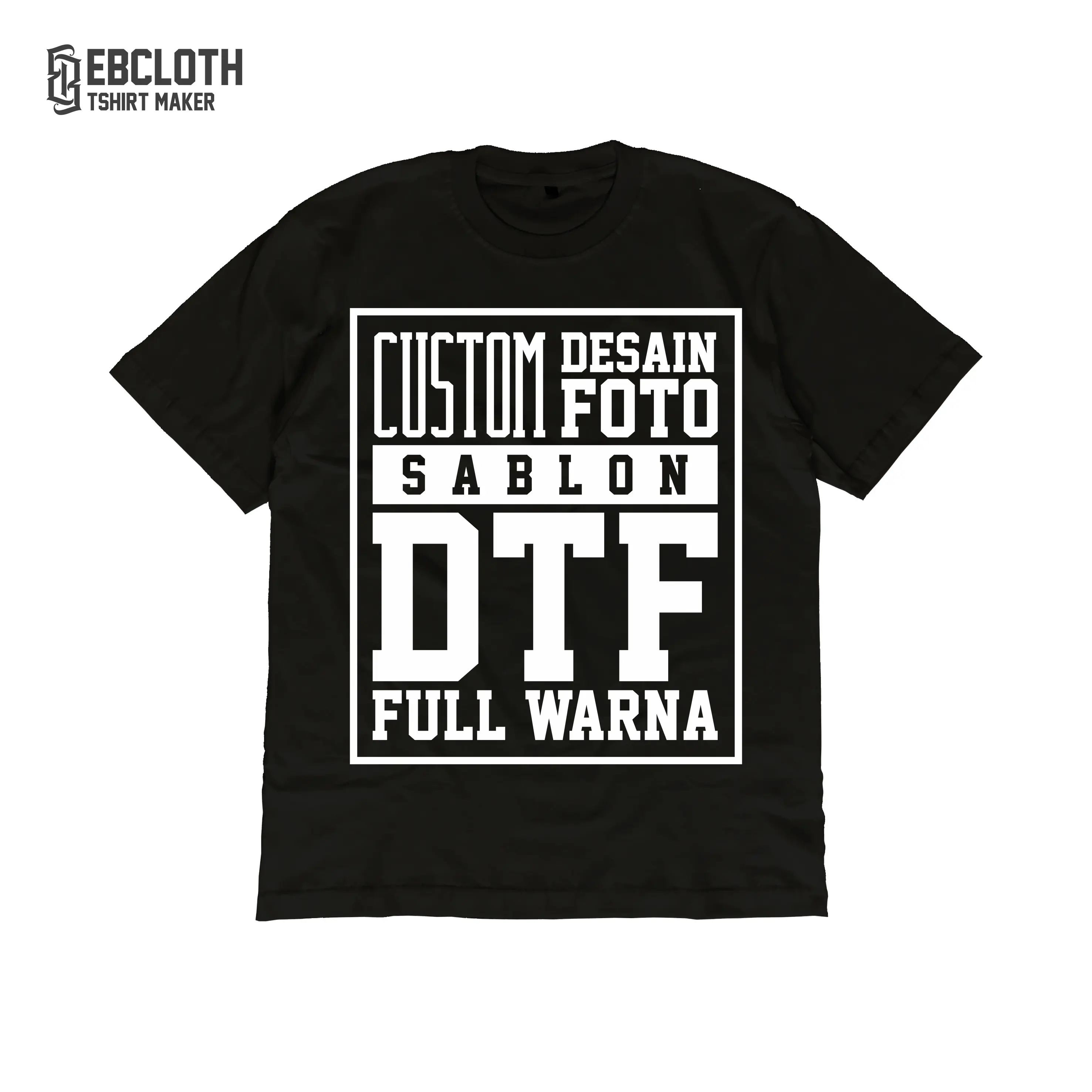 [EBCLOTH 09] KAOS CUSTOM DESAIN SUKA-SUKA | DTF FULL COLOR