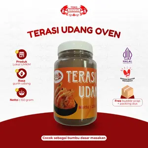 Dua Putra Tanjung Terasi Udang Rebon Botol 150gr Rasa Gurih Siap Pakai