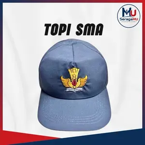 Seragamu - Topi Sekolah SMA Abu - Perlengkapan Sekolah Bordir