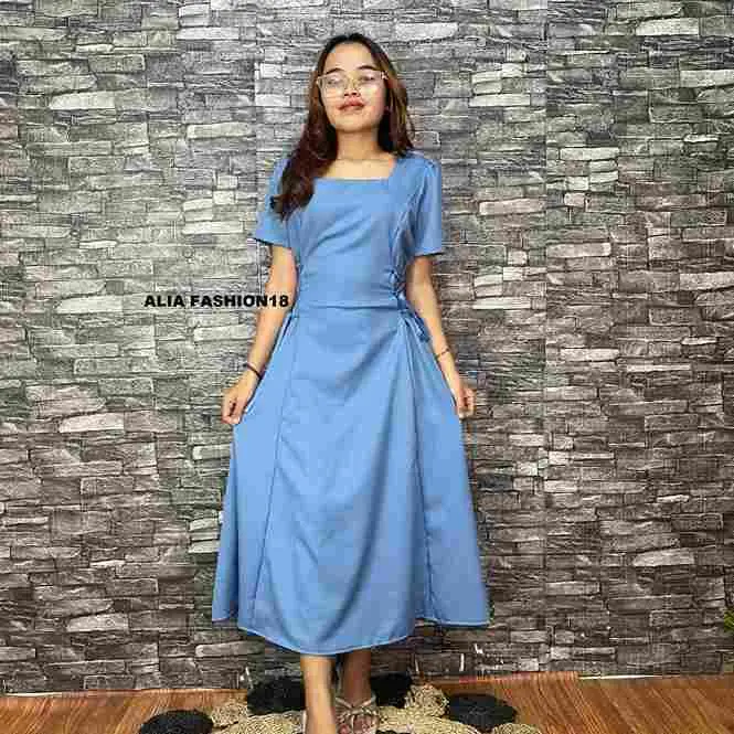 TANICA DRESS / DRESS CASUAL / DRESS SHAKILLA / DRESS WANITA KOREA LOOK / FASHION WANITA 5
