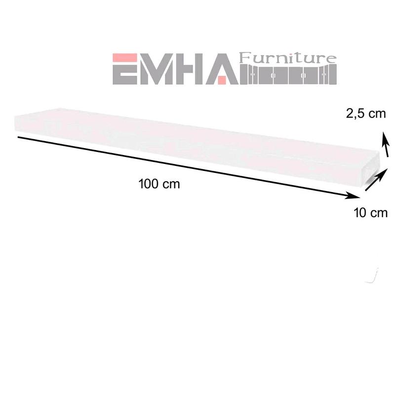 RAK AMBALAN DINDING (P)100&80&60 X (L)10X (T)2,5 & 1,5 CM PUTIH /RAK SERBAGUNA/RAK MULTIFUNGSI/RAK KAMAR/RAK FOTO/RAK DAPUR/RAK BUKU/RAK RUANG TAMU/RAK KERJA 0