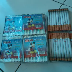 12 Pak Cotton Buds Ear Pick Anak Dewasa Murah - korek kuping murah isi 12 pak / 12 pak katen buds / korek kuping