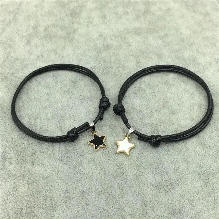 ￼COD️ 2Pcs Gelang Liontin Bintang | Gelang Couple | Couple Bracelet | Gelang Pasangan 4