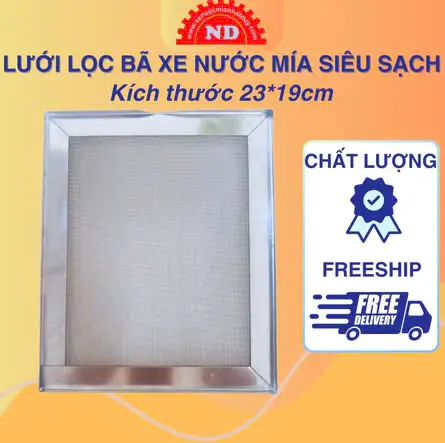 Lưới Lọc Nước Mía | Chuyên Xe Nước Mía Siêu Sạch 23*19cm inox dày