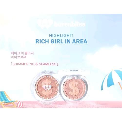 BNB Barenbliss Highlighter Rich Girl In Area - 02 Pink Champagne dengan Tekstur Micro-Smooth - Kosmetik, Bronzer 5