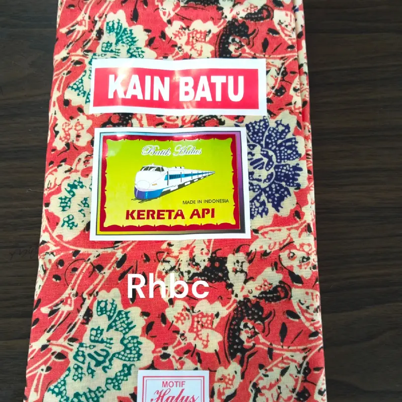 Kain Jarik Kebat Samping Tapih Panjang Cap Kereta Api Kain Batu Halus Tebal Premium 4