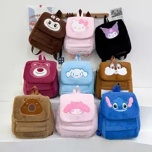 Tas Ransel Pakai Tutup Dan Resleting Tas Gendong Bulu Anak Anak Anak