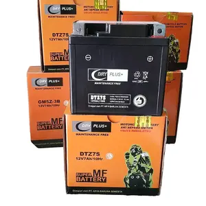 DRY PLUS+ DTZ7S 12V 7AH MF Aki motor vario 125_160 vixion new scoopy new satria FU sonic aerox nmax new lexi Motorcycle Kendaraan