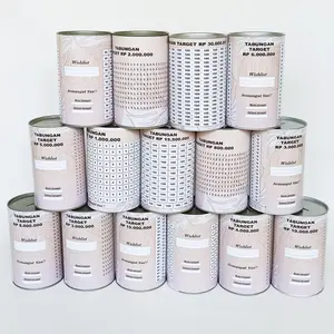 Celengan Nabung Komposit Papertube Buka Tutup Permanen Ukuran 14 Cm Cocok Untuk Souvenir Hadiah Dan Penggunaan Sehari-hari Dengan Bubble Wrap Gratis