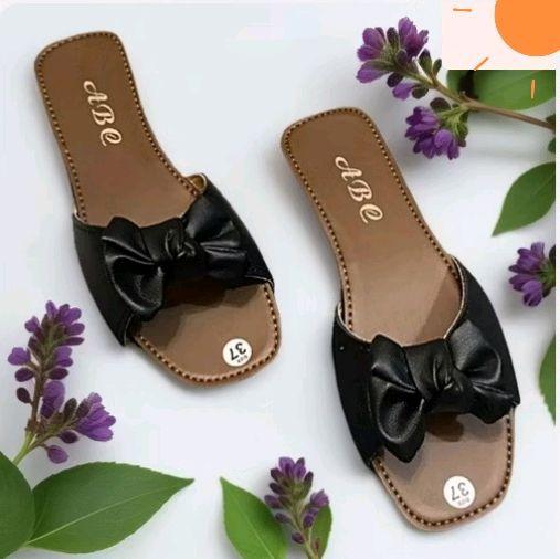 Dép lê nữ thời trang quai bảng thắt nơ da mềm Chân đế phẳng DéP Shoes GiàY05-Đế cao su chống trơn trượt chữ dep be miu bệt dép  bệt depnuhottrend 2023  kieu đi biển bit giay giày  dep nu nuxinh xinh tông
