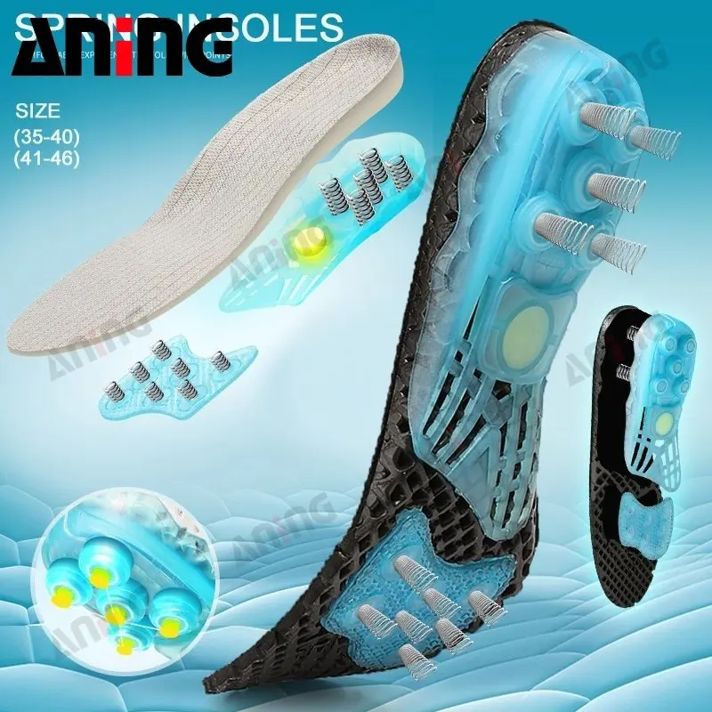 Insole Gel Kasut, Bahan Silikon Musim Bunga, Sisipan Sokongan Gerbang Ortotik, Sesuai untuk Plantar Fasciitis Ortopedik, Penjagaan Kaki