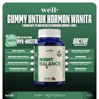 Gambar Well+ Night Balance - Multiberry 60s - Gummy Hormon Wanita & Keseimbangan Emosi dari suplemenfactoryid Kota Administrasi Jakarta Utara 1 Tokopedia