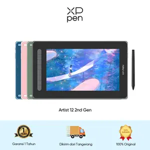 【1 Year Warranty】XPPen Artist 12 2nd Gen 12 Inch Drawing Display Graphic Tablet Monitor 8192 Levels 60 Tilt X3 Stylus Art Drawing Tablet For Android Windows Mac