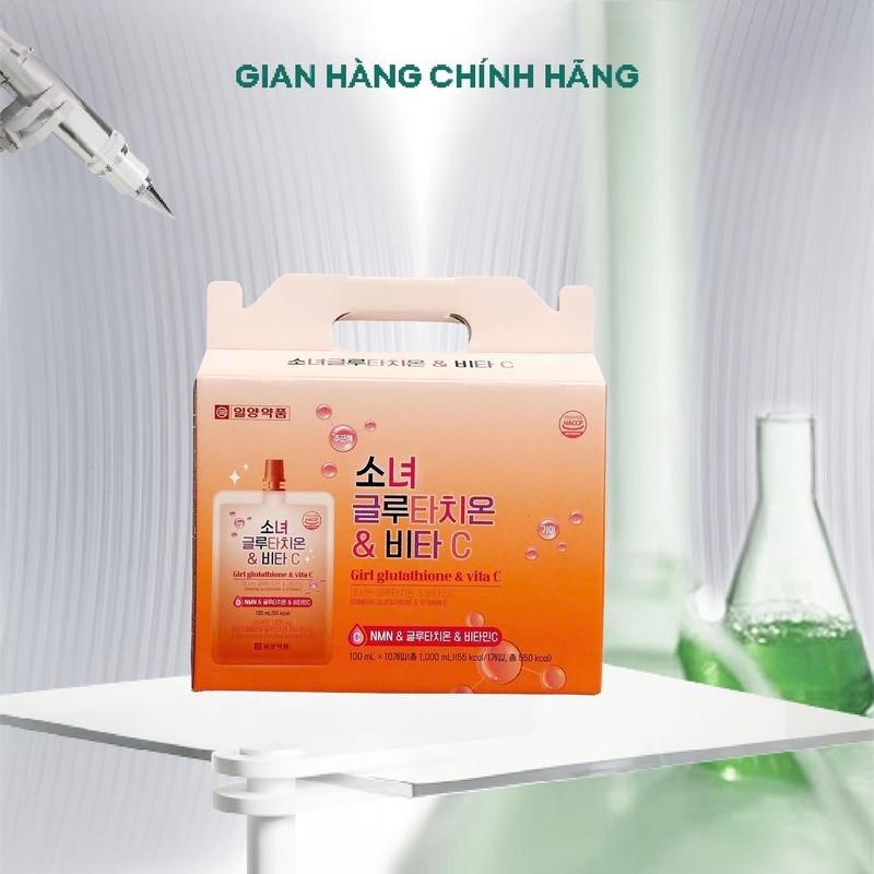 (INK) T120 - 1h Nước Uống Collagen NMN Glutathione and Vita C