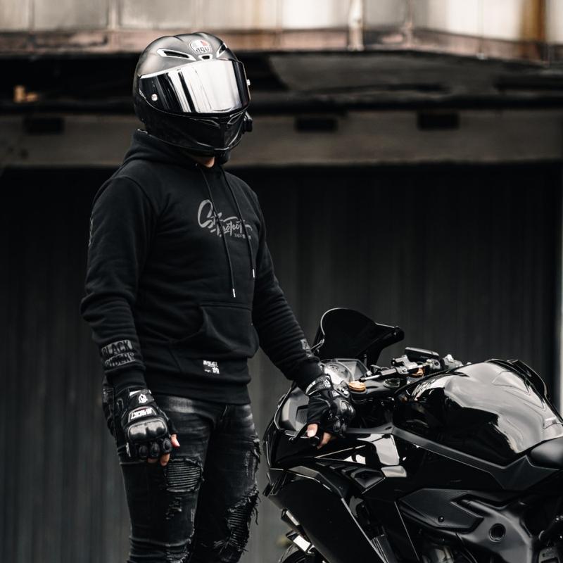 Hoodie SR-PROJECT Speed Enthusiast Japan Art BLACK EDITION 4