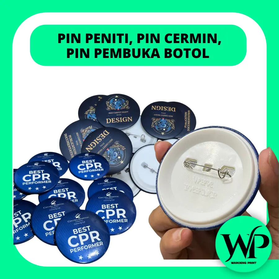 Pin Gantungan Kunci Mirror – Kombinasi Cermin & Ganci dalam Satu Aksesori Keren