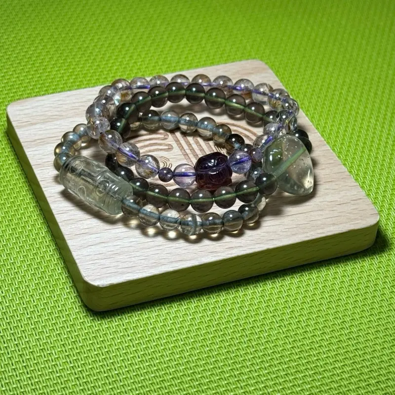 Handmade Natural Crystal Bracelet (Actual Piece)