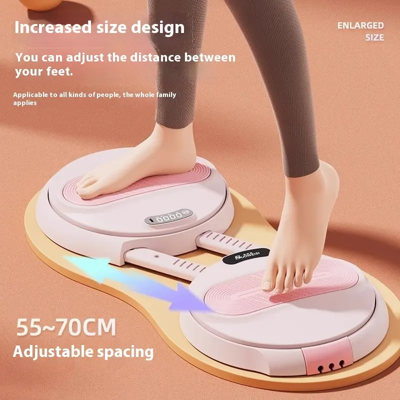 Twisting Waist Disc Intelligent Twisting Waist Machine Small Sports Artifact Home Twisting Waist Male And Female Sports Fitness Equipment Can Rotate And Count