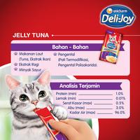 Gambar Deli-Joy Snack Kucing Basah 14g - Jelly Rasa Tuna - 4 Packs dari UNICHARM PET SHOP Kab. Tangerang 5 Tokopedia