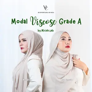 Micahijab Pashmina Modal Viscose Grade A – Pashmina Premium Jatuh Cantik, Lembut & Adem Semua Warna