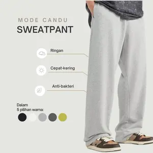 MODE CANDU Baggy pants Losepant Celana jogger Unisex Korean style Sporty Gaya Skena Casual Oversize Tebal