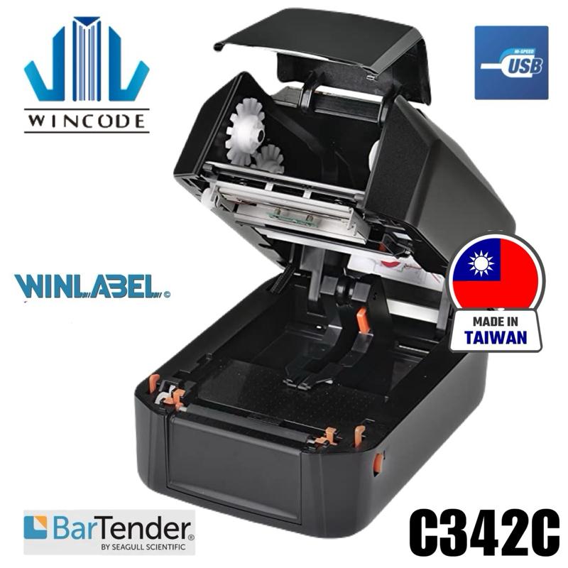 BARCODE LABEL PRINTER WINCODE C342C SEKELAS SATO CG 408TT-POSTEK C168