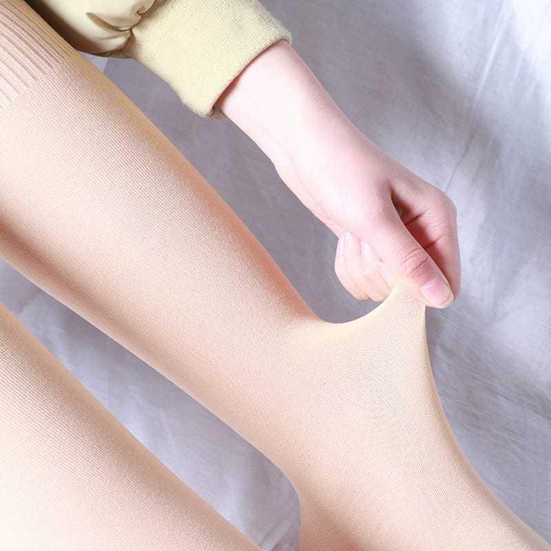 Kaos Kaki 5 Jari Panjang Selutut Bahan Tipis Elastis Stoking Five finger Kaus Kaki Cewek Muslimah Warna Kulit Lima Jari Women Socks 4