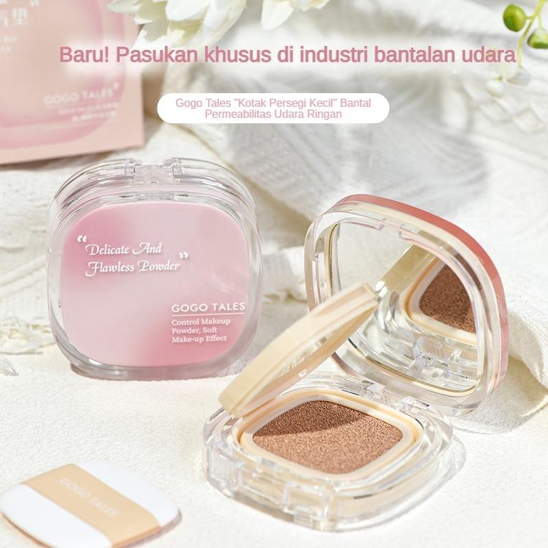 「BPOM」COD｜GOGO TALES Lightweight Air Cushion Berikan tingkat perban kulit, perawatan Beberap Pasukan khusus di industri bantalan udare Kotak Persegi Kecil yang Mengubah Intia bahan Perawatan Kulit Concealer Foundation Wajah