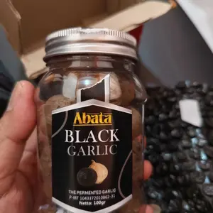 Abata Black Garlic 100gr Premium Bawang Hitam Fermentasi Natural Kualitas Pilihan Rasa Manis Gurih Tekstur Lembut Kemasan Jar Praktis - Bahan, Putih