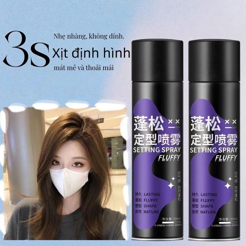 XỊT TẠO KIỂU TÓC KHÔNG NẶNG TÓC 200ML - TẠO TÓC BỐNG, CHỐNG XOĂN TÓC, HƯƠNG…