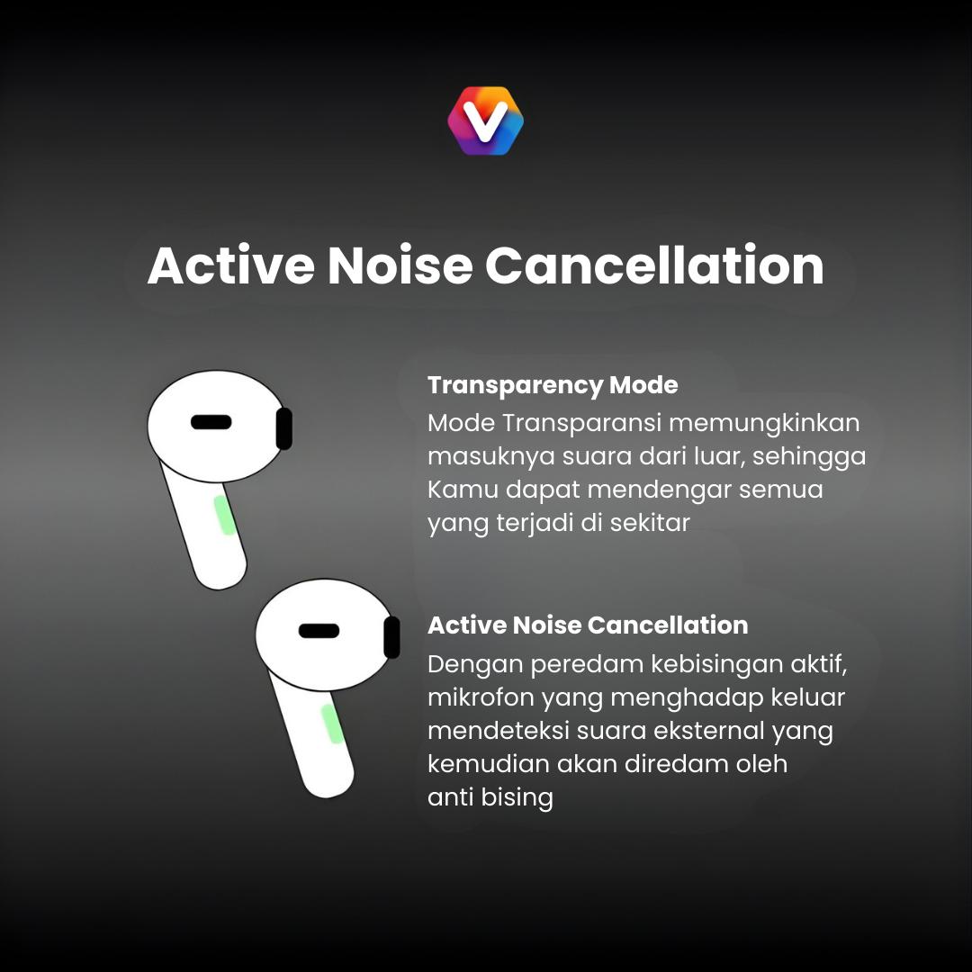 Airpods 4 & Airpods 3 & Airpod Pro 2 & Airpods Pro 3 Magsafe ANC Segel Garansi Original Model Terbaru Kualitas Suara Terbaik
