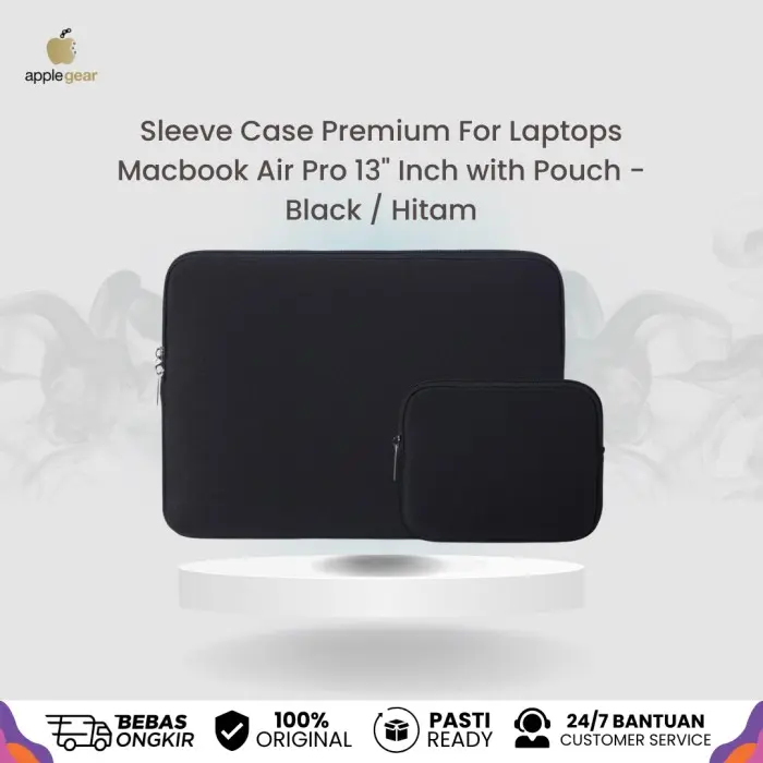 Sleeve Case Softcase + Pouch For Laptop Macbook Air Pro 13" Inch 4