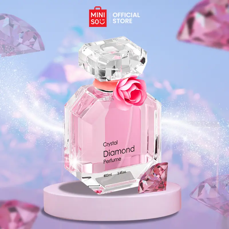 TRENDING】MINISO Perfume EDT Elegant Crystal Diamond Parfum Wanita