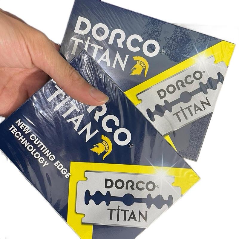 Combo 2 Hộp Dao Lam Dorco Titan Mỗi Hộp 100 Lưỡi chính hãng tem chống hàng giả Cạo Râu Nam- Nữ