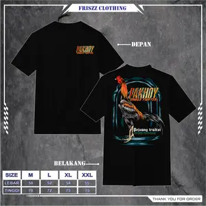 Kaos Ayam Aduan PAKHOY Ayam jantan Ayam tarung Single Fighter Pejuang tradisi Penghobby bukan penjudi Baju Distro Cotton Pe 24s tebal Bisa Bayar Ditempat (Cod)