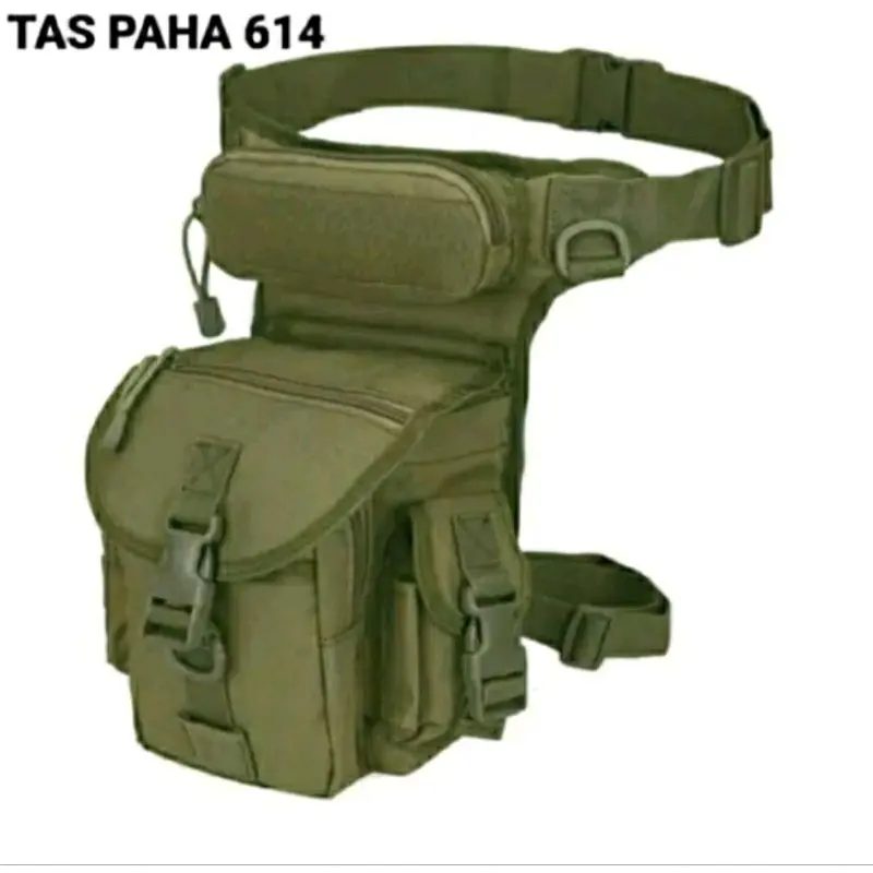 Tas pinggang /Tas paha import Tas pinggang 614 tactical army oudoor WSS 2