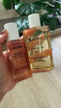 Product Review of บอดี้ออยล์กันแดดผสมชิมเมอร์สีโรสโกลด์ Lalynn Shimmering Glow Body Oil Sunscreen SPF50 PA+++ from ** 0