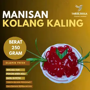 MANISAN KOLANG KALING RASA STROWBERRY SUPER PREMIUM BERAT 250GRAM
