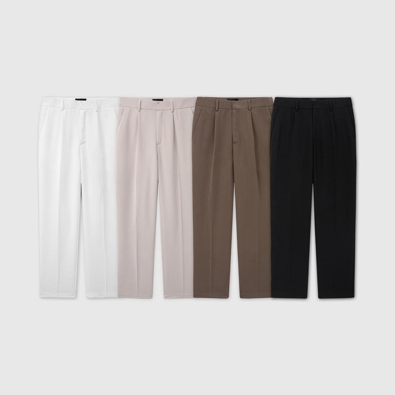 Quần âu nam ROWAY đứng form, chất vải dày dặn, form Slim crop