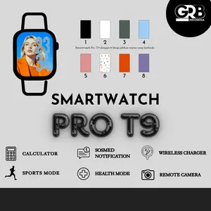 Smartwatch Pro T9 Gen9 Bisa Baca Notifikasi Medsos Bluetooth