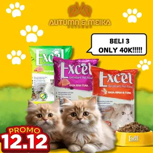 12.12 Excel Cat Food 3pcs 40k!